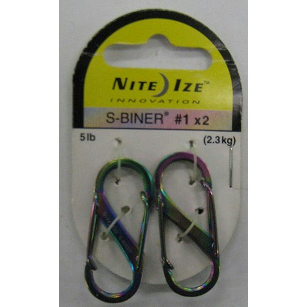 シームーン NiteIze エスビナー #1×2P スペクトラム NI00838 DIY Sカン シームーン NiteIze エスビナー #1×2P スペクトラム NI00838 DIY Sカン