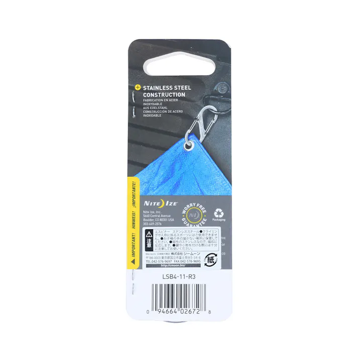 シームーン NiteIze エスビナー スライドロック #4 ステンレスシルバー NI02672