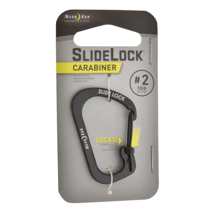 NiteIze カラビナー スライドロック #2 ブラック NI03051