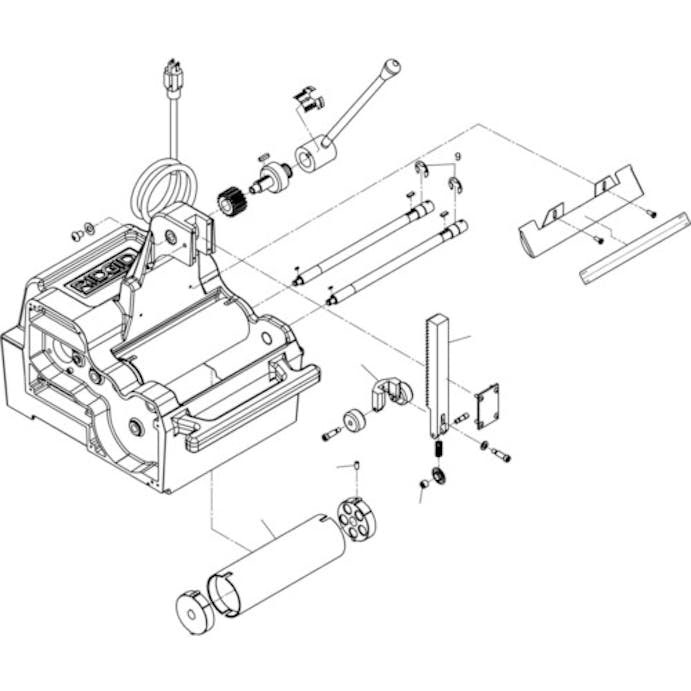 【CAINZ-DASH】Ｒｉｄｇｅ　Ｔｏｏｌ　Ｃｏｍｐａｎｙ 高速管端処理機用パーツ　３　チューブローラー 13143【別送品】