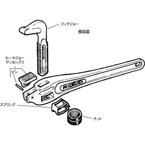 CAINZ-DASH】Ｒｉｄｇｅ Ｔｏｏｌ Ｃｏｍｐａｎｙ アルミオフセット