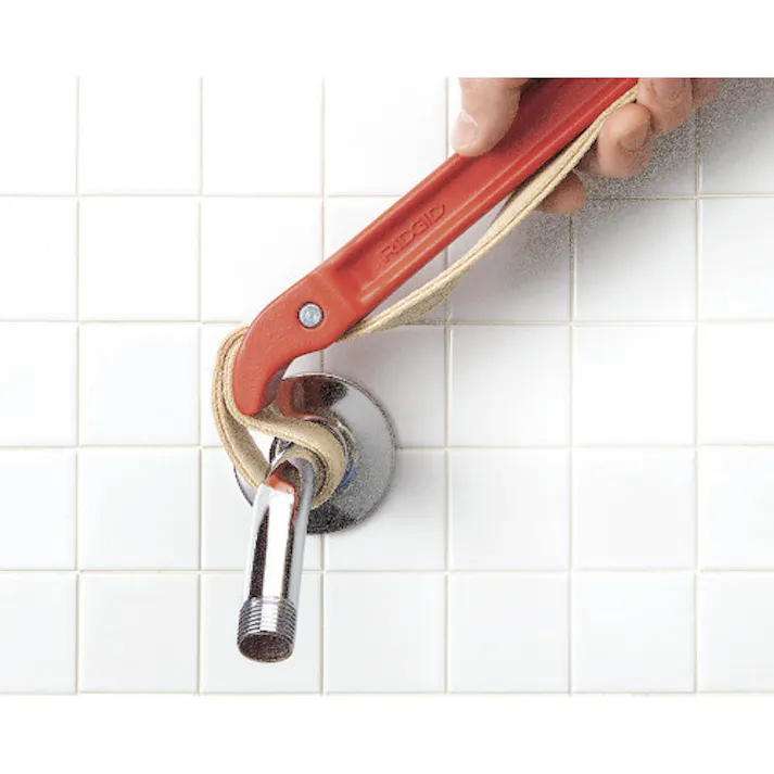 【CAINZ-DASH】Ridge Tool Company ストラップレンチ No.5 鋼管用 ロングストラップ1200mm 31365【別送品】