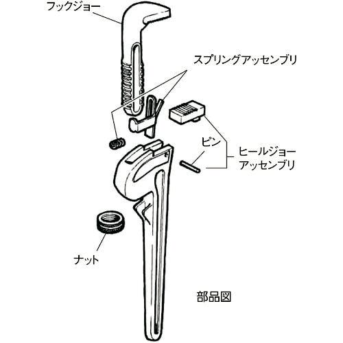 CAINZ-DASH】Ｒｉｄｇｅ Ｔｏｏｌ Ｃｏｍｐａｎｙ ４８インチ用レンチ