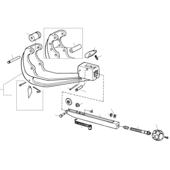 【CAINZ-DASH】Ｒｉｄｇｅ　Ｔｏｏｌ　Ｃｏｍｐａｎｙ チューブカッター用パーツ　リテーニング　リング　Ｆ／１５１ 32162【別送品】