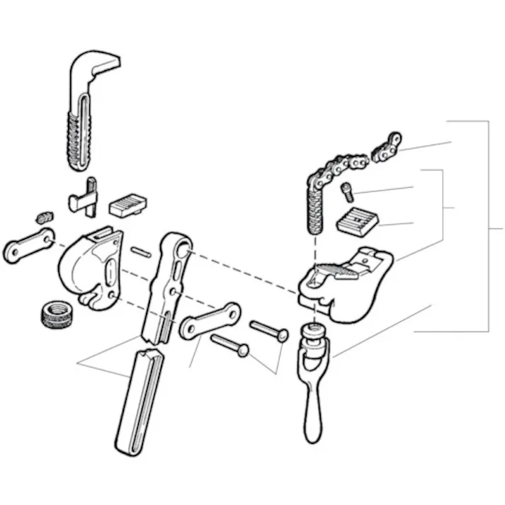 【CAINZ-DASH】Ridge Tool Company ハンドル F/S-4A 32195【別送品】