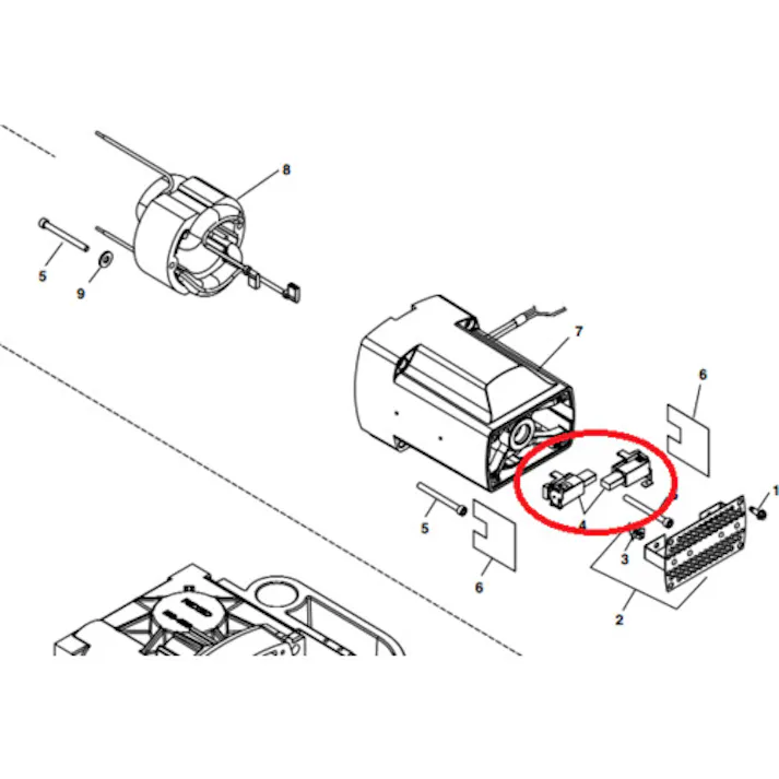 【CAINZ-DASH】Ridge Tool Company ホールカッター用オプション ブラシ・ホルダーセット(100/115V サービスキット) 34078【別送品】