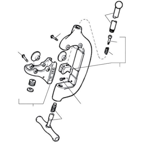 Ridge Tool Company F-363-X ガイドブロック F/44-S 34840 パイプカッター用パーツ Ridge Tool Company F-363-X ガイドブロック F/44-S 34840 パイプカッター用パーツ