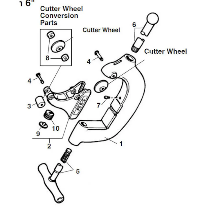 【CAINZ-DASH】Ridge Tool Company F-364 ショルダースクリュー F/44-S 34845【別送品】