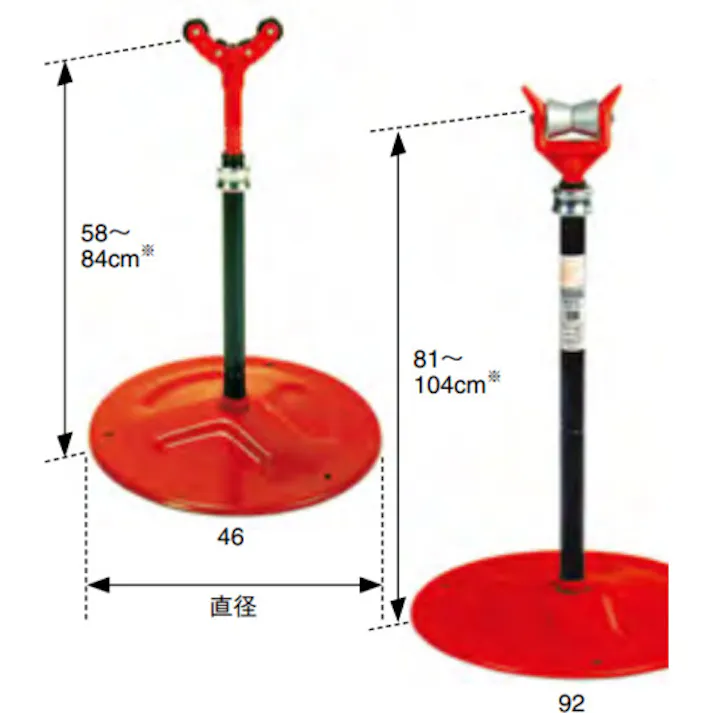 【CAINZ-DASH】Ridge Tool Company アジャスタブルパイプサポート 92 42510【別送品】