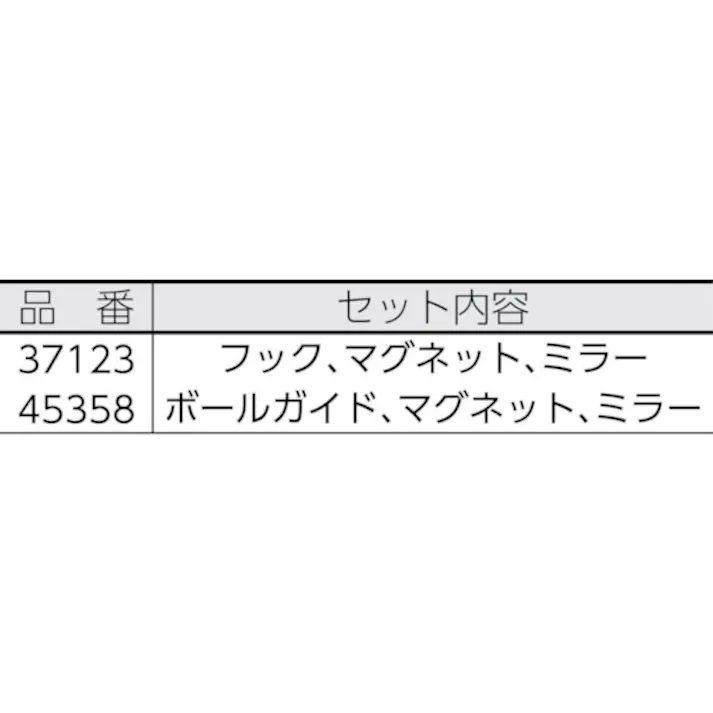 【CAINZ-DASH】Ridge Tool Company 検査カメラ用先端ツールセット(6mmカメラ用) 45358【別送品】