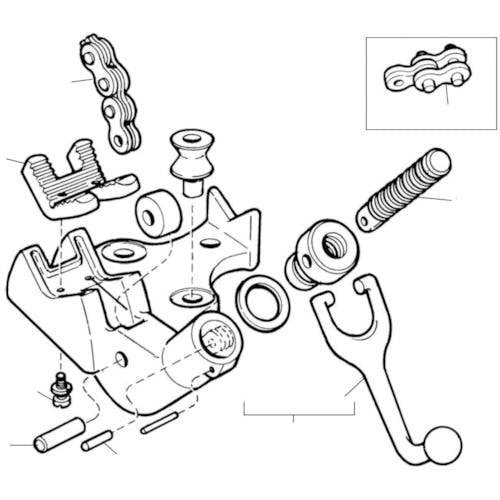 Ridge Tool Company E-1790 チェーン リンク F/BC-810 68630 パイプバイス用パーツ Ridge Tool Company E-1790 チェーン リンク F/BC-810 68630 パイプバイス用パーツ