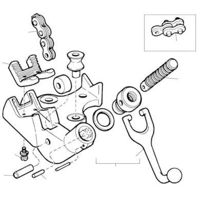 【CAINZ-DASH】Ｒｉｄｇｅ　Ｔｏｏｌ　Ｃｏｍｐａｎｙ Ｅ－１７９０　チェーン　リンク　Ｆ／ＢＣ－８１０ 68630【別送品】