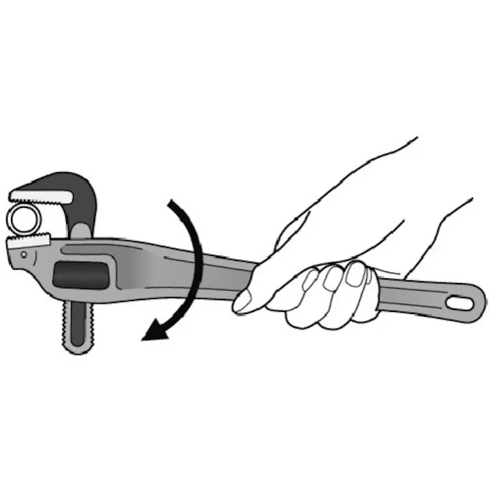 【CAINZ-DASH】Ridge Tool Company オフセットパイプレンチ 14 89435【別送品】