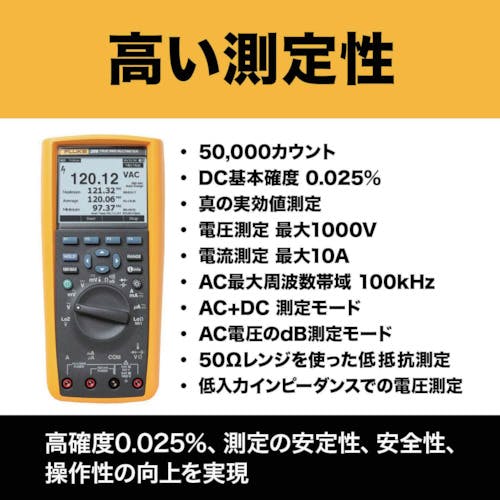 FLUKE デジタルマルチメーター289(真ノ実効値トレンド・キャプチャー付