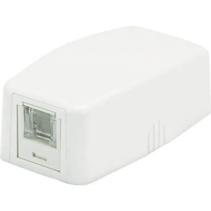 【CAINZ-DASH】パンドウイットコーポレーション CAT5Eスプリングシャッター付きローゼットキット 1個口 白 JOQ1H500 JOQ1H500【別送品】