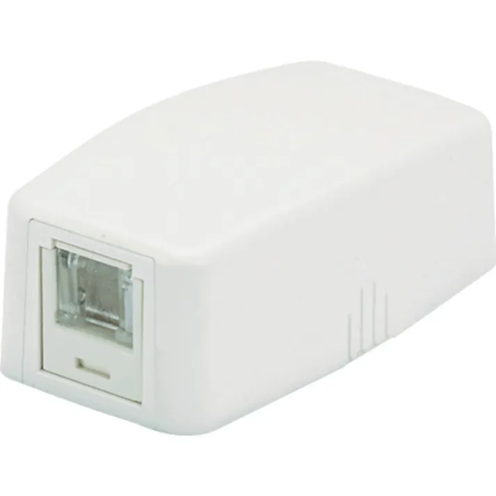 【CAINZ-DASH】パンドウイットコーポレーション CAT6Aスプリングシャッター付きローゼットキット 1個口 白 JOQ1H6A00 JOQ1H6A00【別送品】