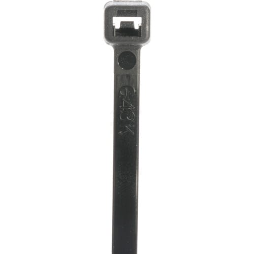 【CAINZ-DASH】ストロングホールド 耐候性ナイロン結束バンド　黒　長さ１００ｍｍ　幅２．５ｍｍ　１００本入り　Ｓ４－１８－Ｃ０ S4-18-C0【別送品】