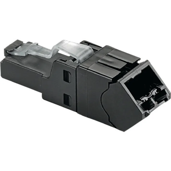 【CAINZ-DASH】パンドウイットコーポレーション LANコネクタ CAT6A 簡単成端モジュラープラグアングルタイプ 10個入り FPUD6X88MTG-X FPUD6X88MTG-X【別送品】