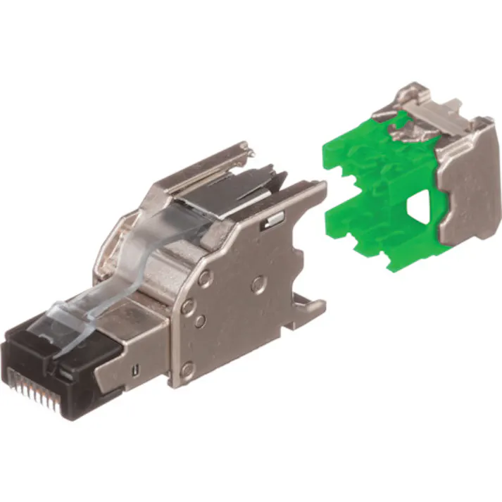 【CAINZ-DASH】パンドウイットコーポレーション PROFINET カテゴリ5Eかんたん成端シールドモジュラープラグ 適用導線:22AWG単線・撚り線シールドケーブル 1個入り FPE6X88MTG FPE6X88MTG【別送品】