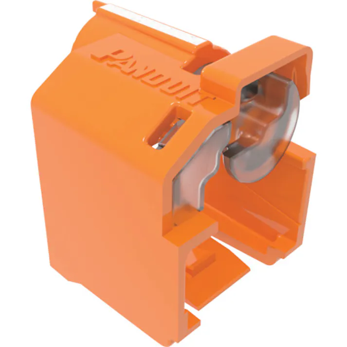 【CAINZ-DASH】パンドウイットコーポレーション パッチコードロック(LANケーブルロック) オレンジ 10個入り 専用工具1個付き PSL-DCPLRE-OR PSL-DCPLRE-OR【別送品】