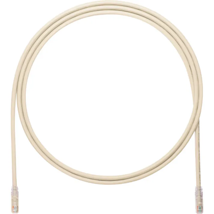 【CAINZ-DASH】パンドウイットコーポレーション カテゴリ6A UTPパッチコード 24AWG単線 ケーブル径:Φ6.4mm 3m グレー UTP6AX3MGY UTP6AX3MGY【別送品】
