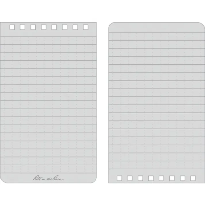 【CAINZ-DASH】Rite in the Rain社 3X5キット ブラックブック/ブラックカバー 735B-KIT【別送品】