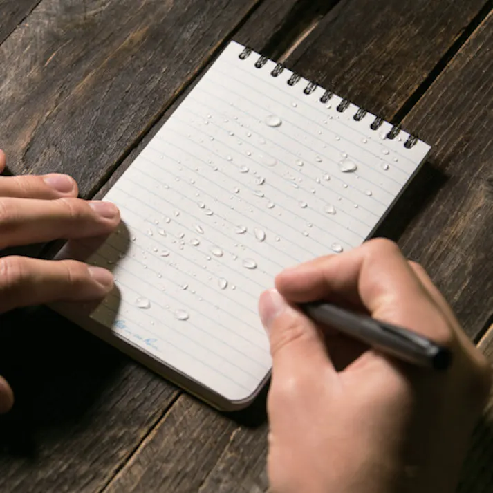 【CAINZ-DASH】Rite in the Rain社 4X6 トップスパイラル ノートブック ユニバーサル イエロー 146【別送品】