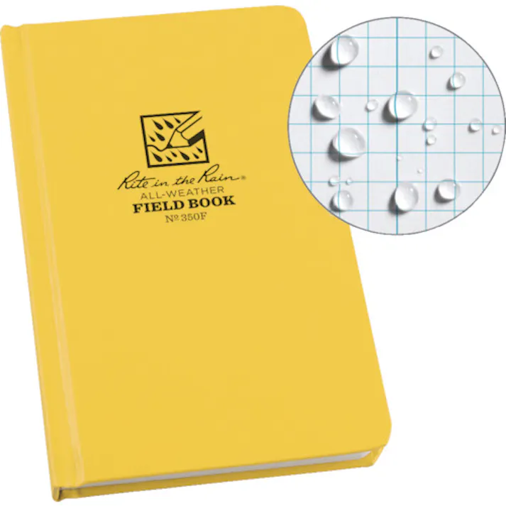【CAINZ-DASH】Rite in the Rain社 3 3/4X7 1/2 ハードカバー フィールド 350F【別送品】