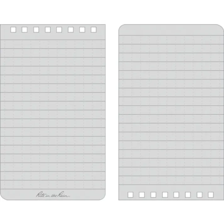 【CAINZ-DASH】Rite in the Rain社 3X5 トップスパイラル ノートブック ユニバーサル ブラック 735【別送品】