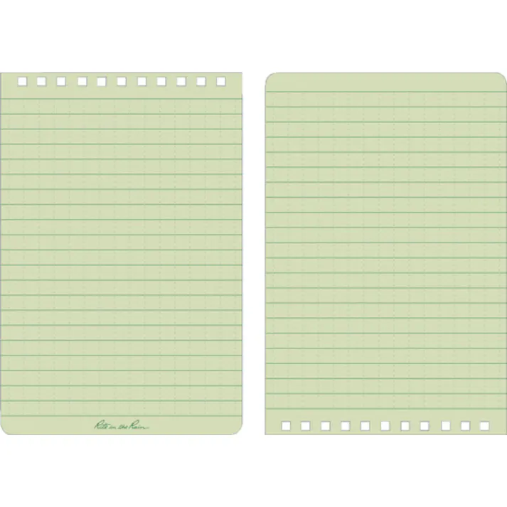 【CAINZ-DASH】Rite in the Rain社 4X6 トップスパイラル ノートブック ユニバーサル グリーン 946【別送品】