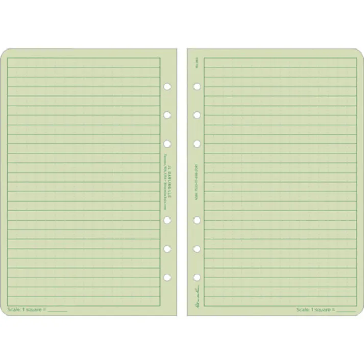 【CAINZ-DASH】Rite in the Rain社 4 5/8X7 ルーズリーフ ユニバーサル グリーン 982【別送品】