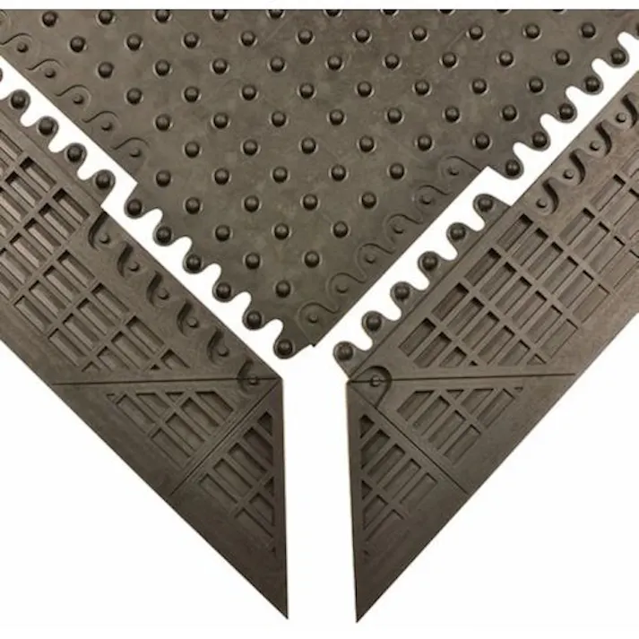 【CAINZ-DASH】Justrite社 モジュラー式疲労軽減マット用ランプ ブラック 571S0036BL【別送品】