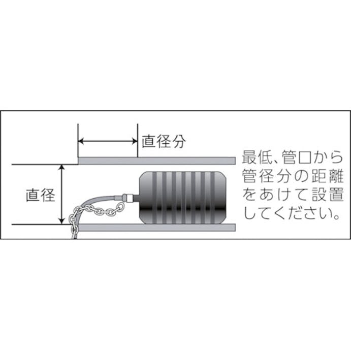 【CAINZ-DASH】カンツール 管内止水用品　シングルサイズ・テストボール３８ｍｍ 270-016【別送品】