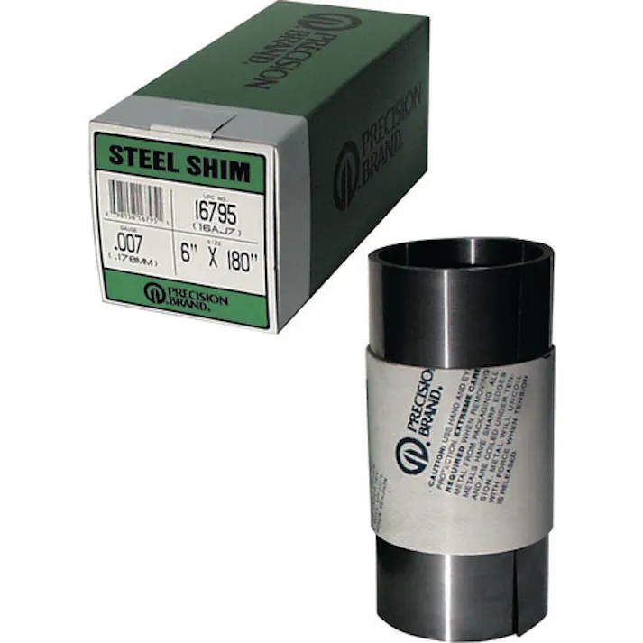 【CAINZ-DASH】プレシジョンブランド社 スチール・ロール巻シム 板厚0.25mm PB0.25SS16975【別送品】