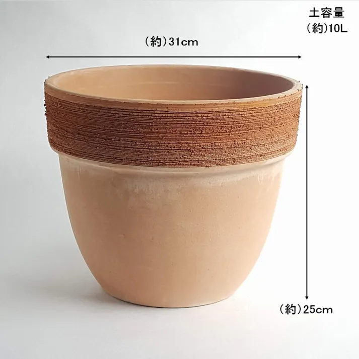 パタビュームポットスクラッチ(白) 30cm