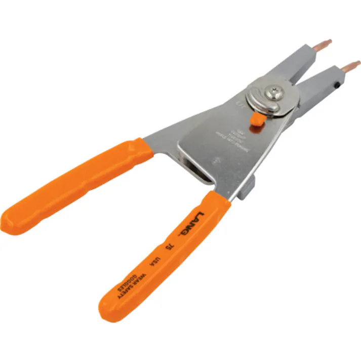 【CAINZ-DASH】A&E社 スナップリングプライヤー(替爪式・軸穴兼用) 75【別送品】