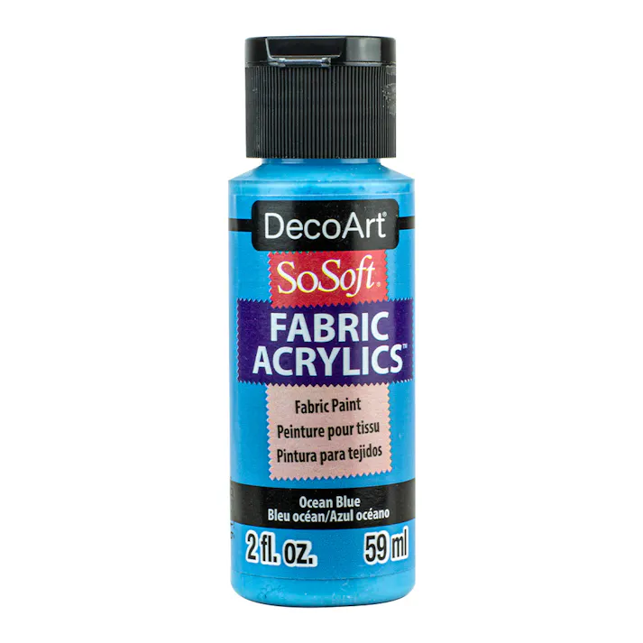 デコアート 布用絵具ソーソフト オーシャンブルー DSS86 2oz 59ml