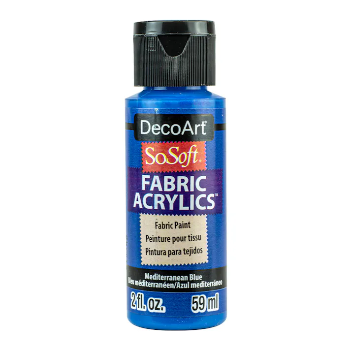 デコアート 布用絵具ソーソフト メディタラニアンブルー DSS85 2oz 59ml