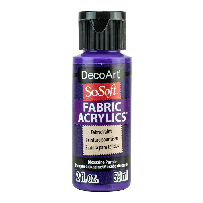 デコアート 布用絵具ソーソフト ジオキサジパープル DSS32 2oz 59ml