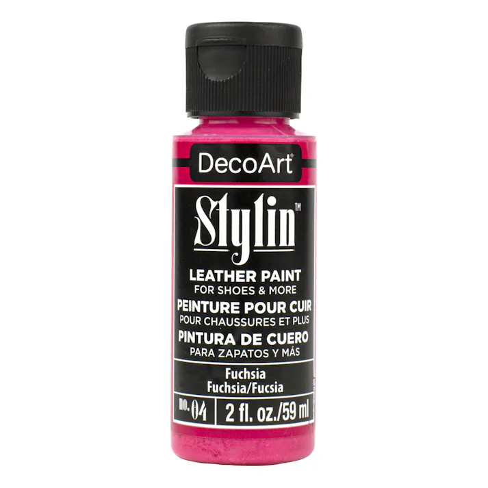 デコアート スタイリンレザーペイント 04 フューシャ 59ml