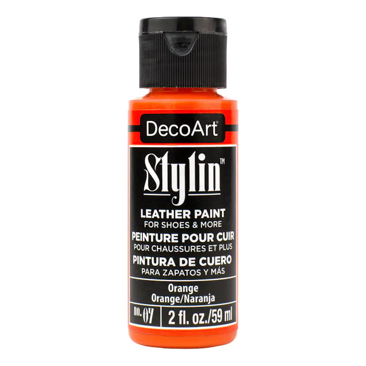 デコアート スタイリンレザーペイント 07 オレンジ 59ml
