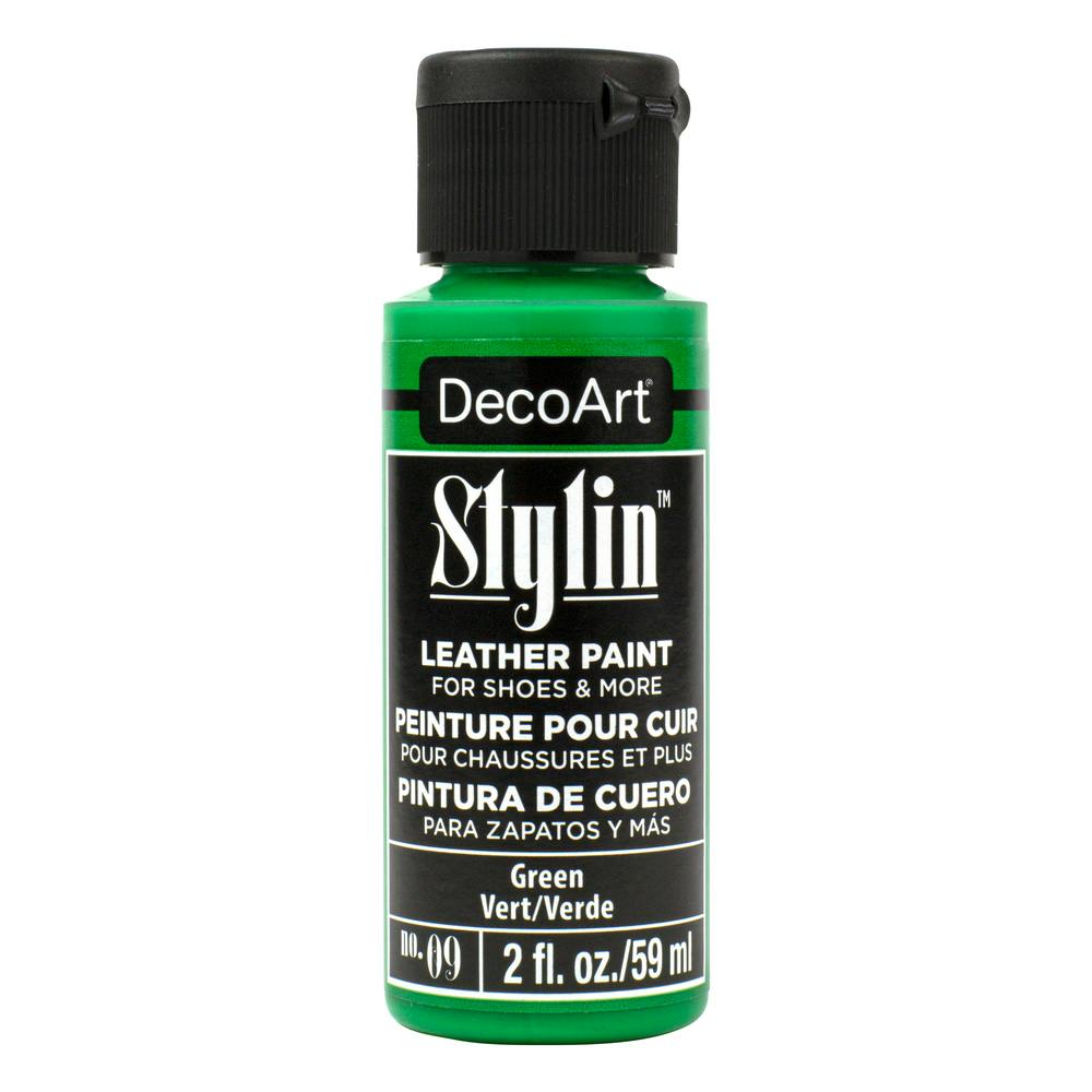 デコアート スタイリンレザーペイント 09 グリーン 59ml トールペイント デコアート スタイリンレザーペイント 09 グリーン 59ml トールペイント