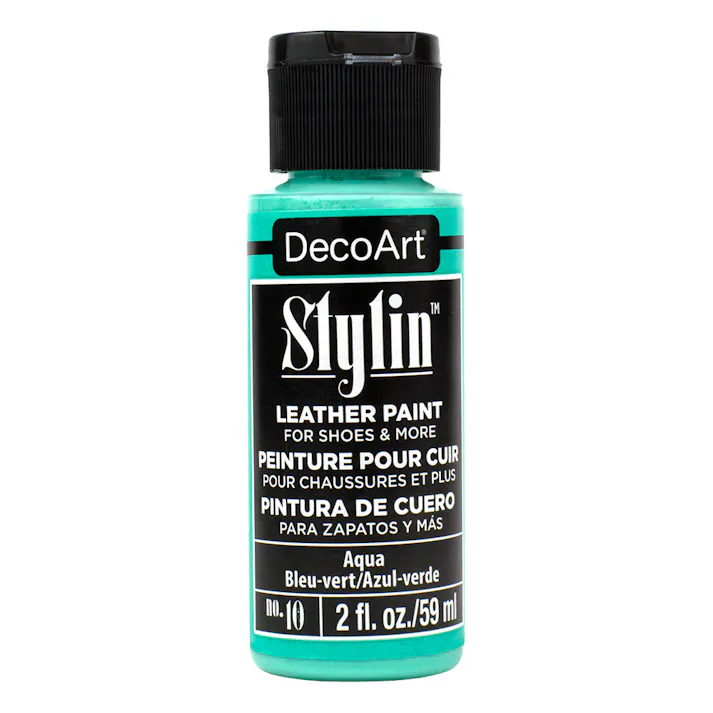 デコアート スタイリンレザーペイント 10 アクア 59ml