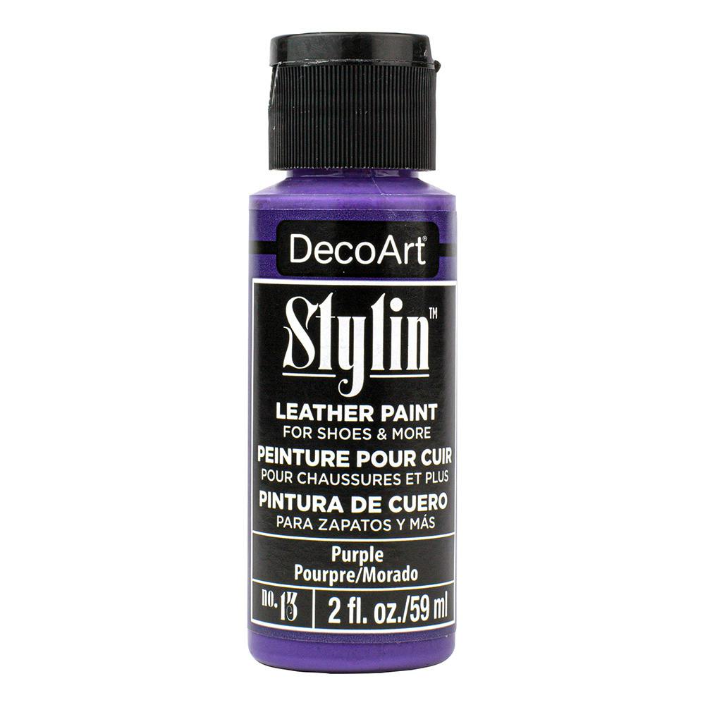 デコアート スタイリンレザーペイント 13 パープル 59ml トールペイント デコアート スタイリンレザーペイント 13 パープル 59ml トールペイント