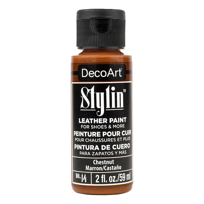 デコアート スタイリンレザーペイント 14 チェスナット 59ml