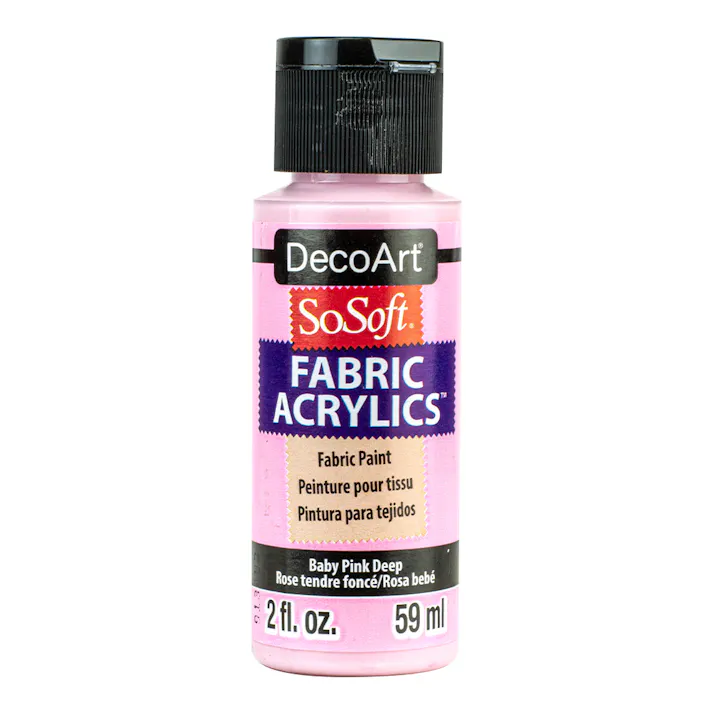 デコアート 布用絵具ソーソフト ベビーピンクディープ DSS57 59ml