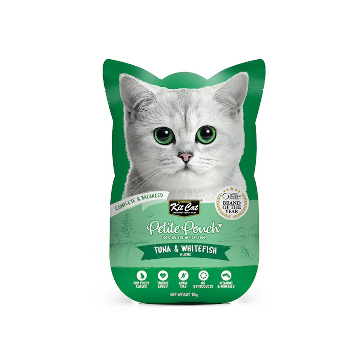 キットキャット プティパウチ ツナ&白身魚 70g