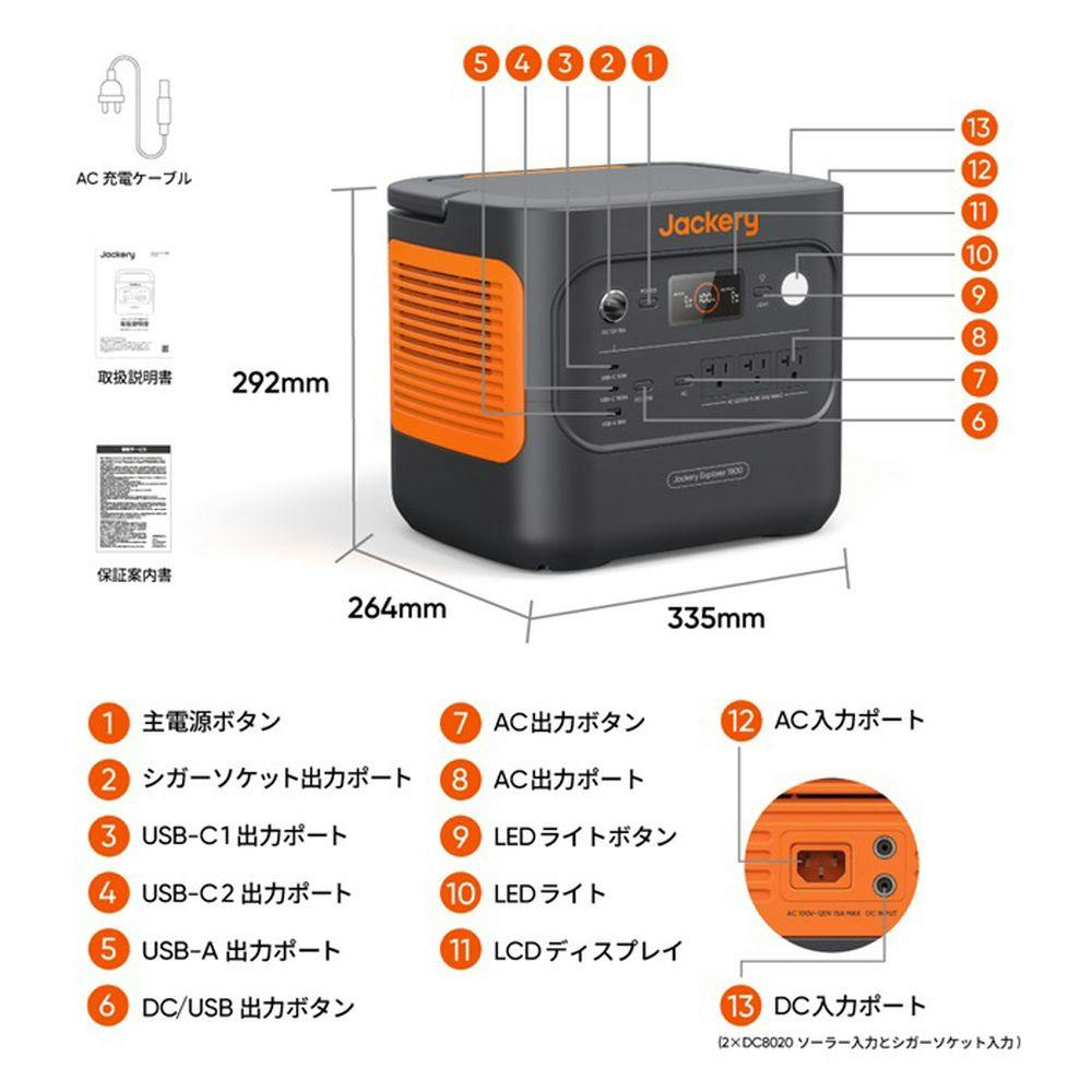 ひ*る様 Jackery ポータブル電源 ジャンク品 JACKERY|【ジャンク】 ポータブル電源|HARDOFFオフモール