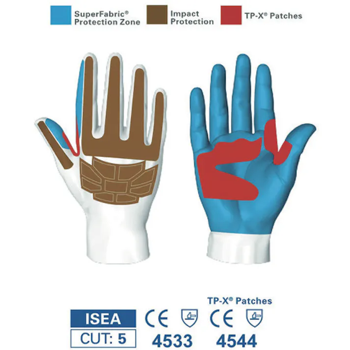 【CAINZ-DASH】HexArmor社 耐切創・耐衝撃手袋 EXT Rescue 4011 L 754184【別送品】