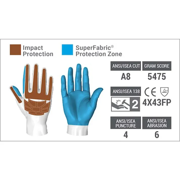 【CAINZ-DASH】HexArmor社 耐切創・耐衝撃手袋 EXT Rescue 4011 L 754184【別送品】